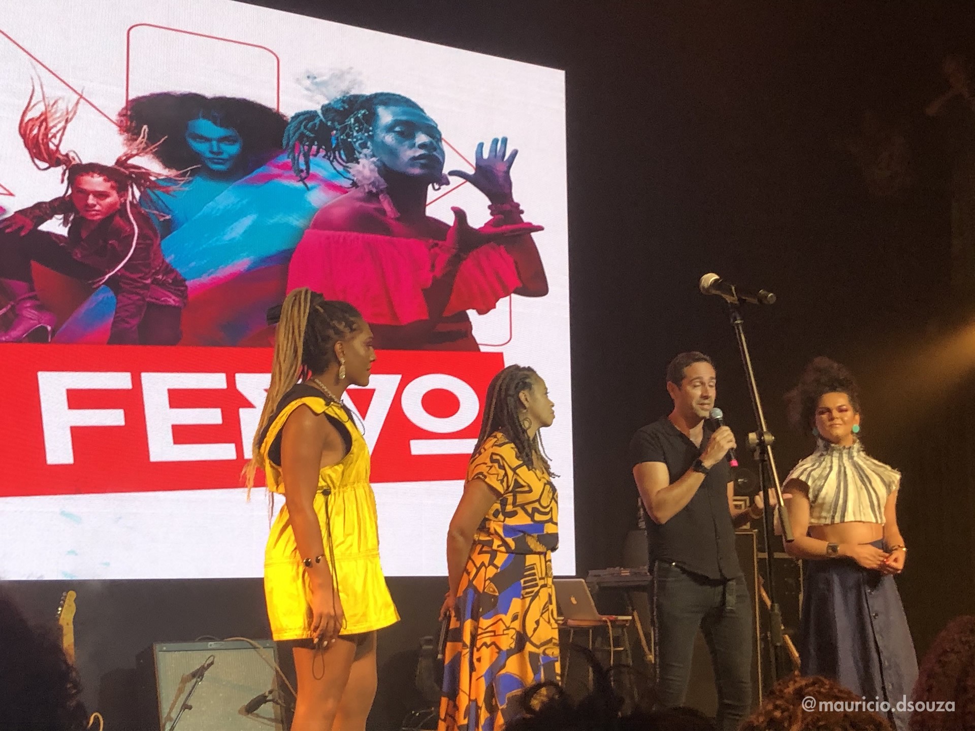 Raquel Virginia, Adriana Couto, Marcos Maciel e Assucena Assucena.