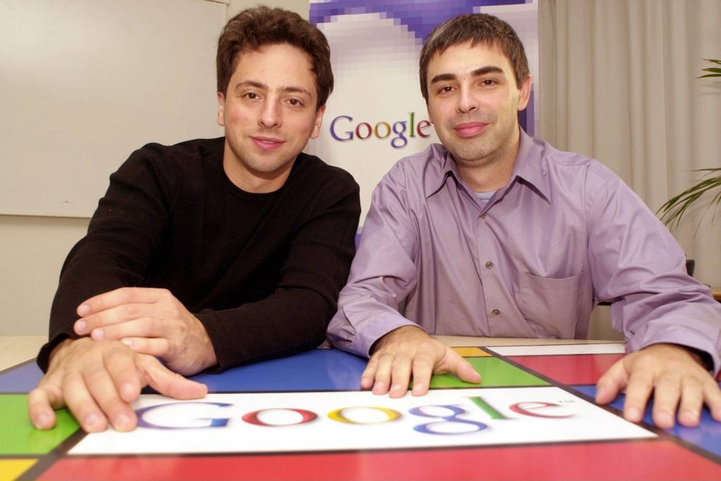 Os cofundadores do Google Sergey Brin e Larry Page (JOKER/Martin Magunia/ullstein bild/Getty Images)