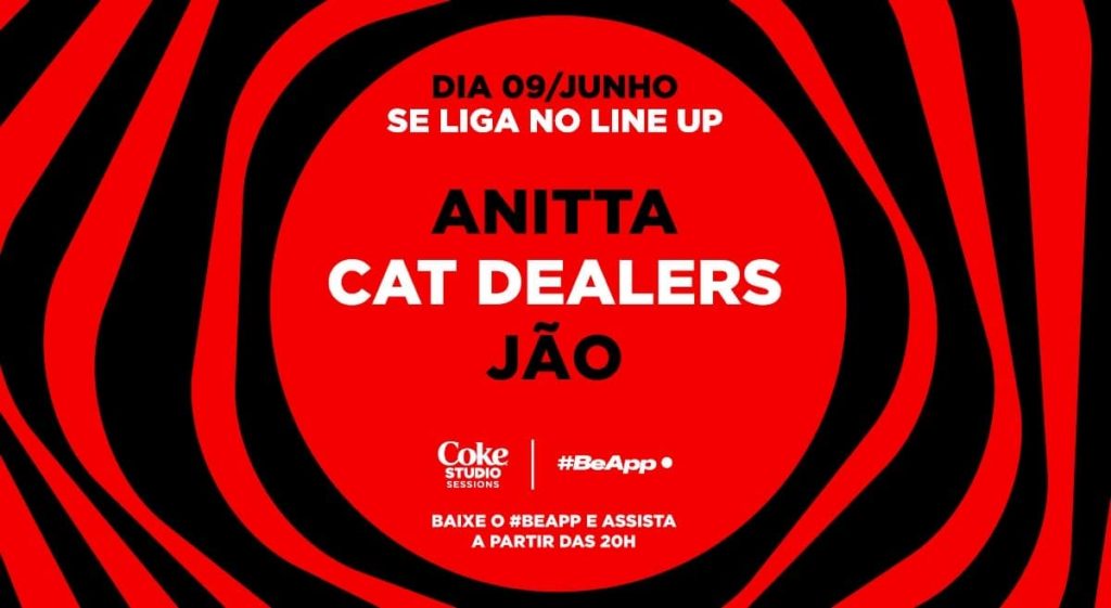 Anitta, Cat Dealers e Jão participarão do Coke Studio Sessions